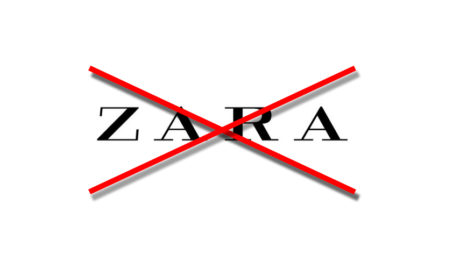 Zara mení logo,