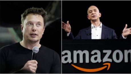 elon musk, jeff bezos, miliardári