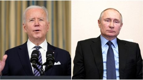 Joe Biden, prezident USA a Vladimir Putin, prezident Ruska