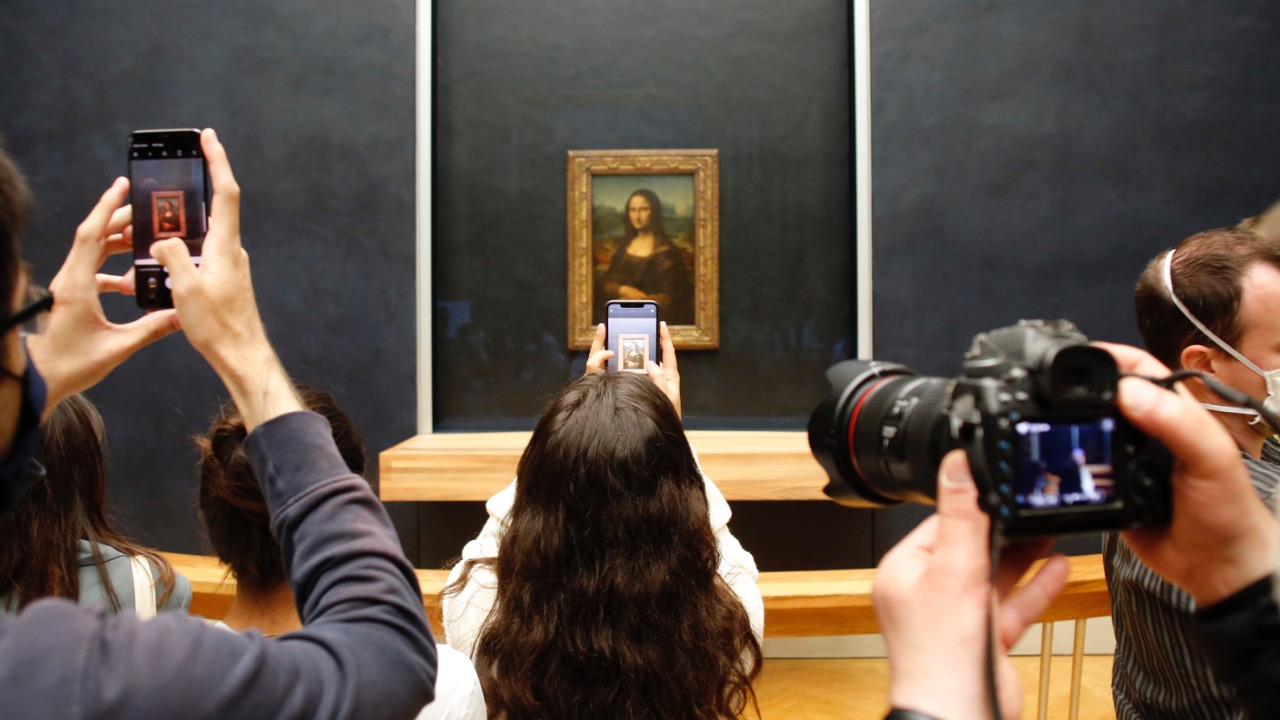 Mona Lisa Louvre umenie obraz