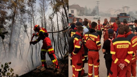 Slovenskí hasiči sú