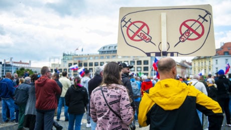 bratislava protest antivax