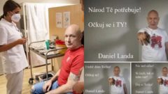 Spevák Landa, tvár