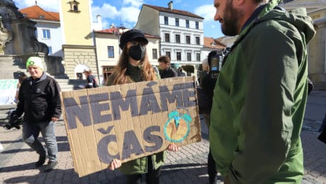 klíma protest