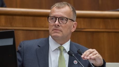 Na snímke predseda parlamentu SR Boris Kollár (Sme rodina) počas 66. schôdze NRSR 22. júna 2022 v Bratislave.