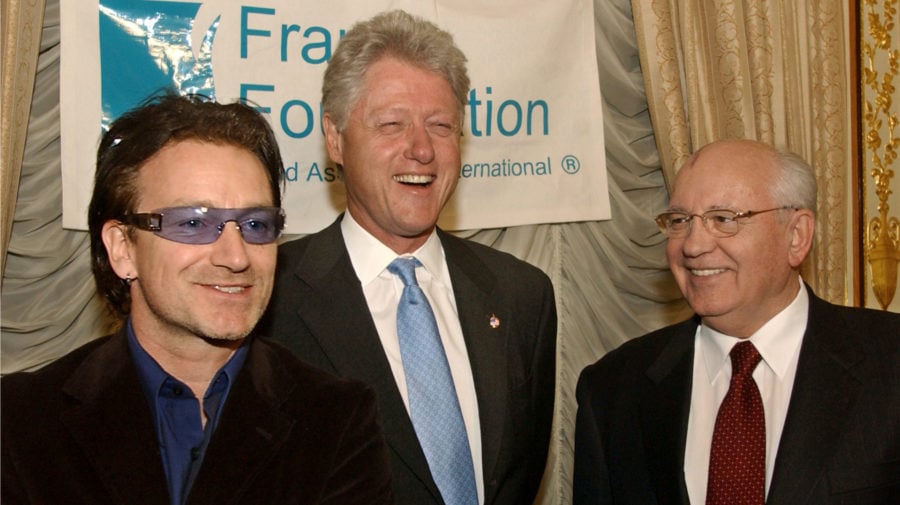 Bono Vox, Bill Clinton a