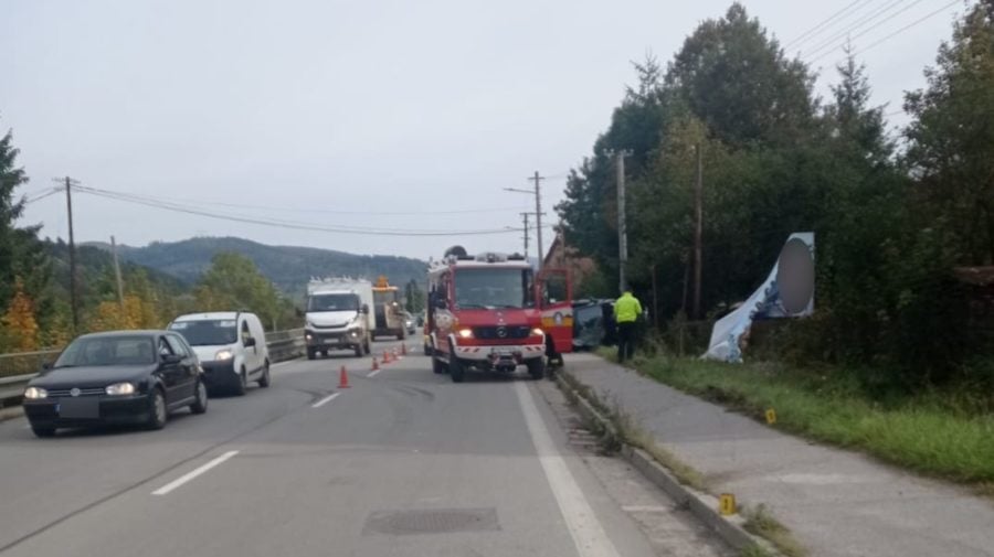 Dopravná nehoda v Čadci, na miesto boli privolané záchranné zložky.