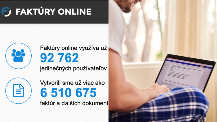 Faktúry online a mum za počítačom