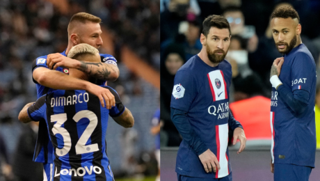 milan škriniar inter miláno psg lionel messi neymar futbal