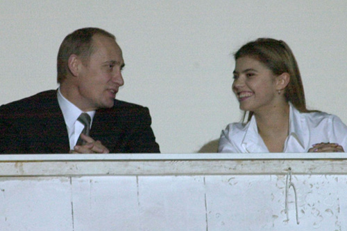 Vladimir Putin a Alina Kabajevová