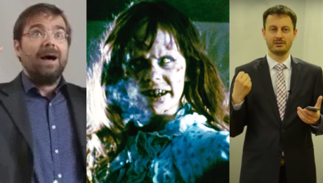 Krajčí, Heger a herečka z filmu Exorcista