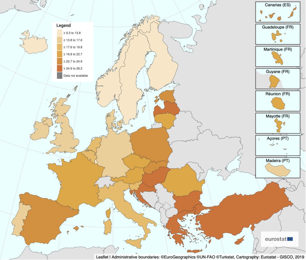 Horúci Rebríček Tieto Európske Krajiny Majú Najviac Fajčiarov Mapa