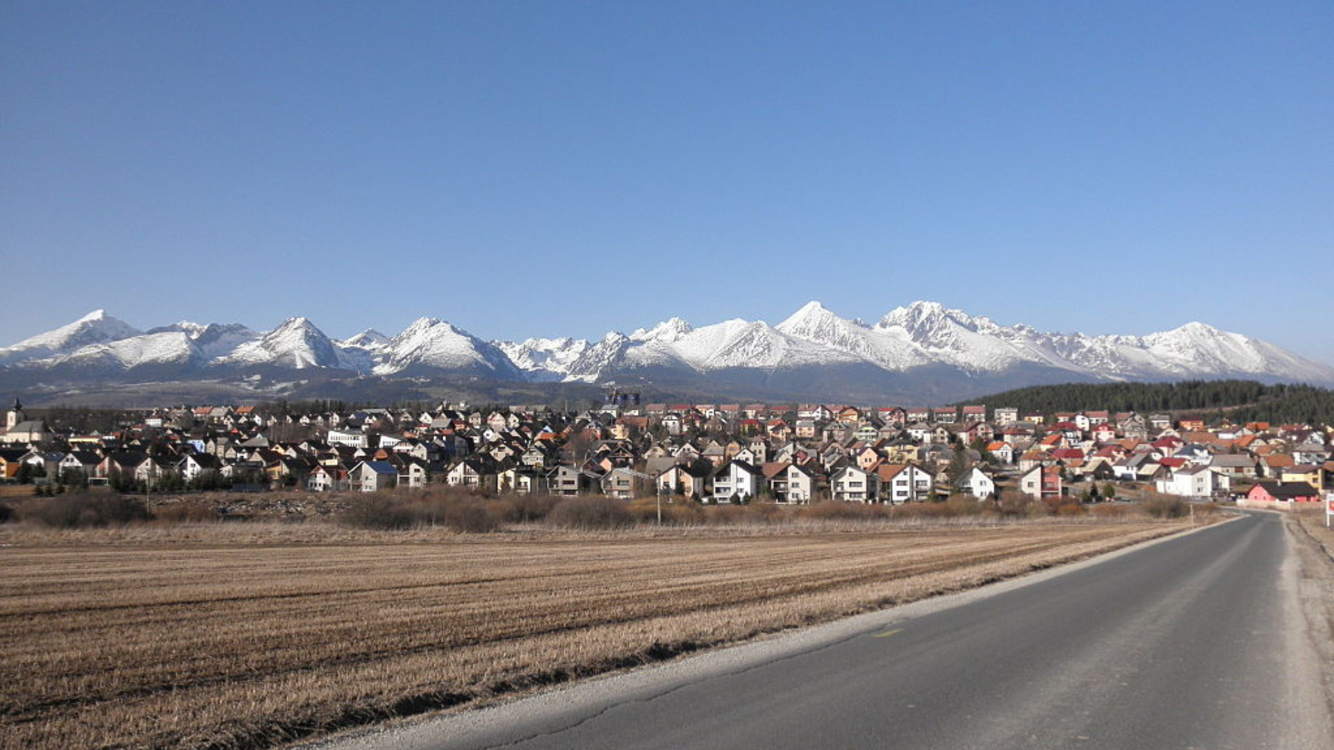 Pohľad na obec Štrba