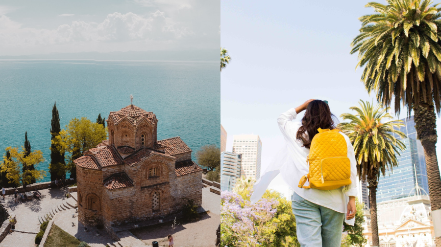 Jazero Ohrid, turistka