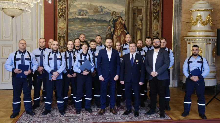 policajti v uniformách