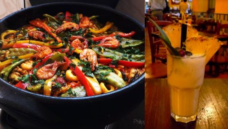 paella, pina colada