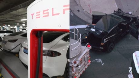 Automobily Tesla, nabíjanie, problémy a nehoda Tesly