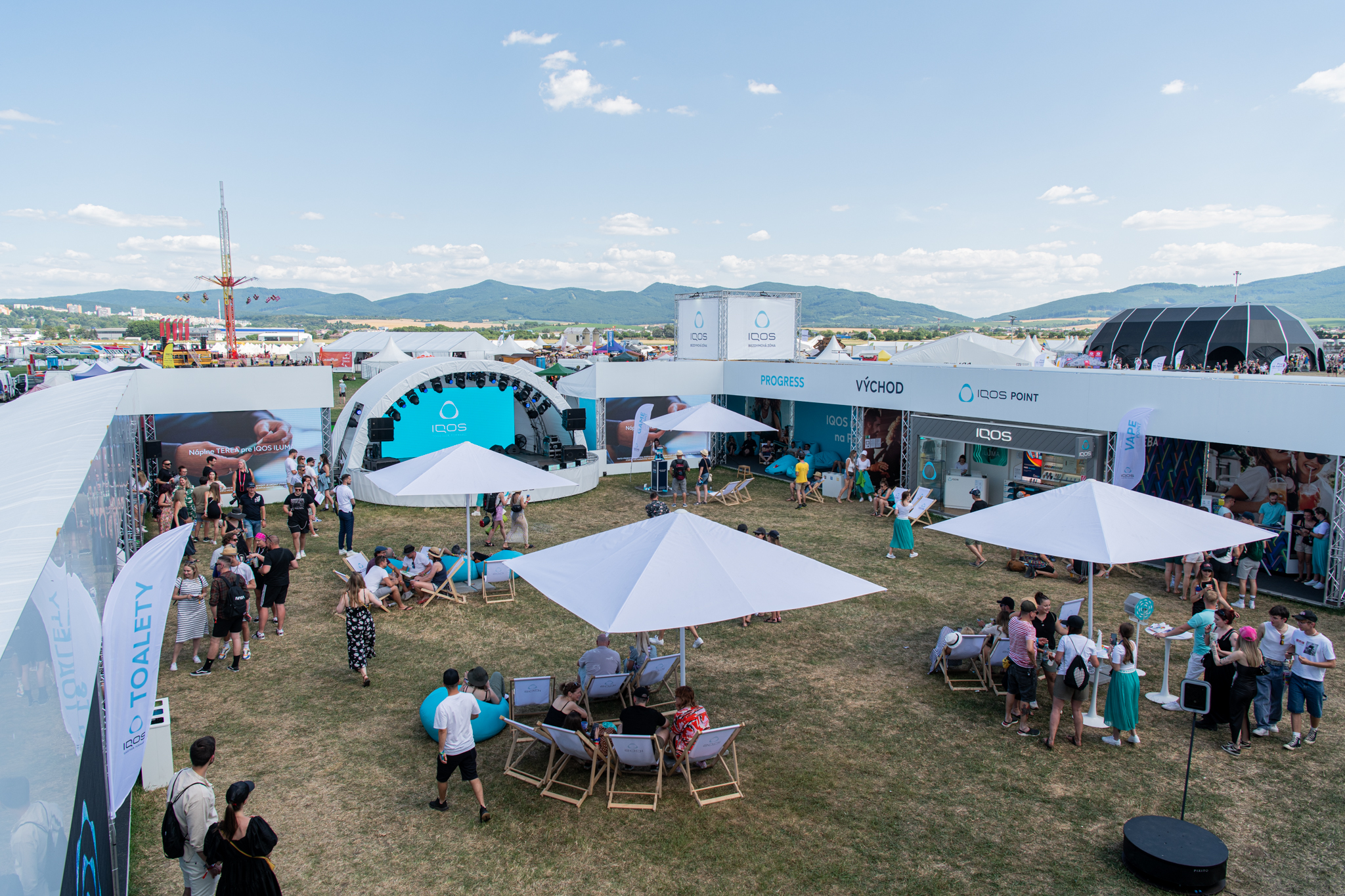 Bezdymová zóna na festivale Pohoda