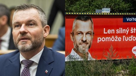 Peter Pellegrini, bilbord Hlasu-SD