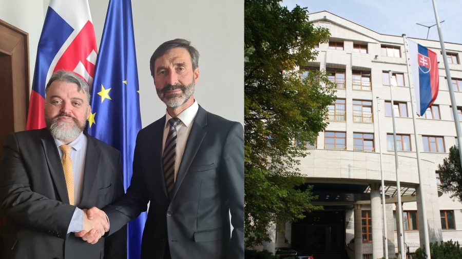 Eduard Chmelár, Juraj Blanár, budova ministerstva zahraničných vecí a európskych záležitostí SR