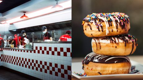 five guys reštaurácia donuty donuts