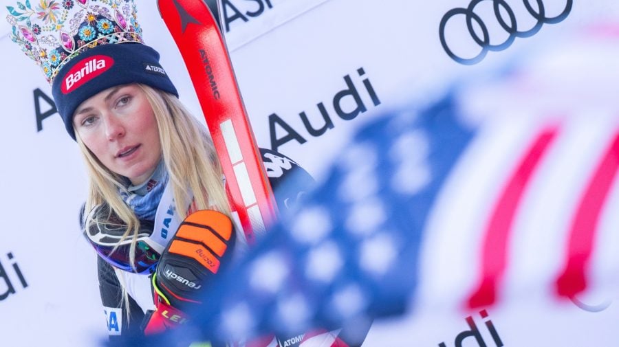 Na snímke americká lyžiarka Mikaela Shiffrinová