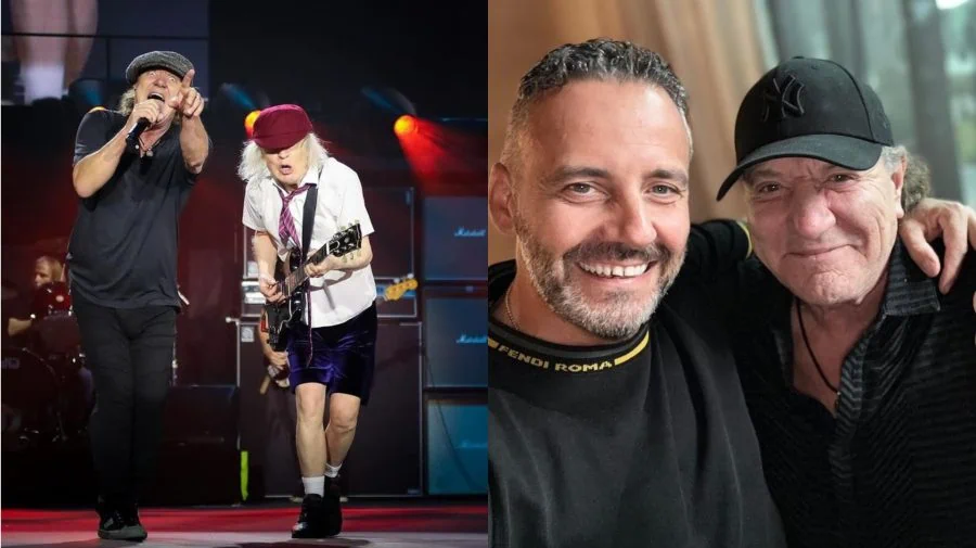 AC/DC, spevák kapely v reštaurácii