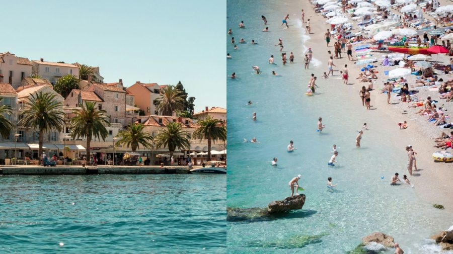 Hvar, pláž v Dubrovníku