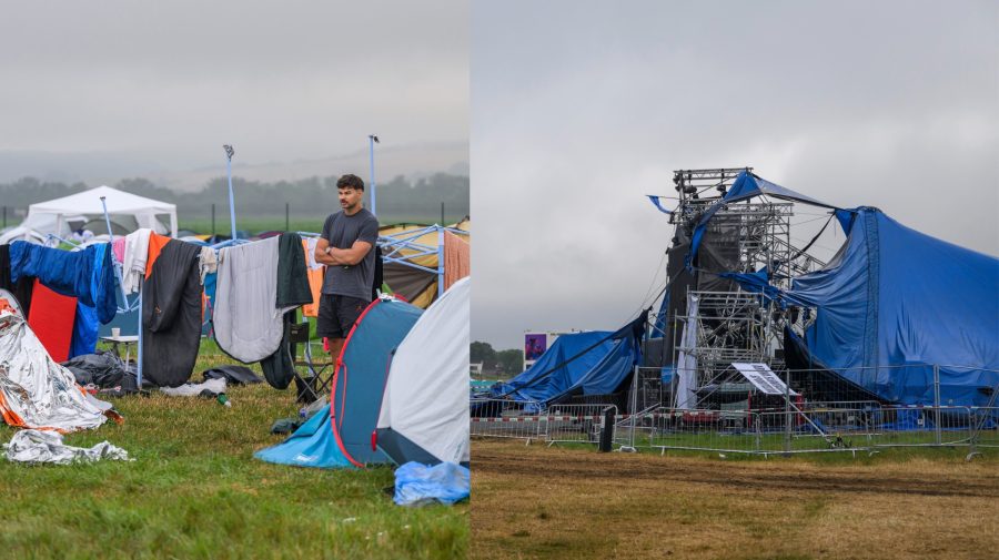 Pohoda festival 2024 ukončený, stan, spadnutý stan