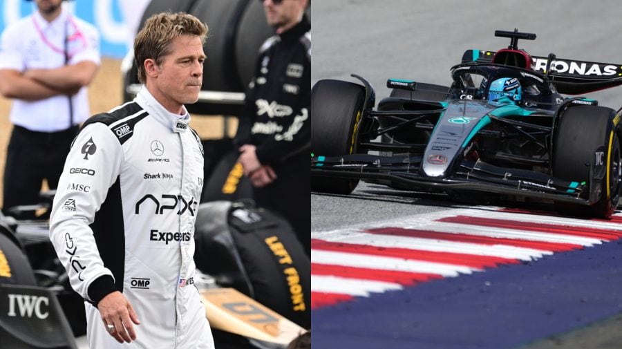 Brad Pitt a Lewis Hamilton, film F1