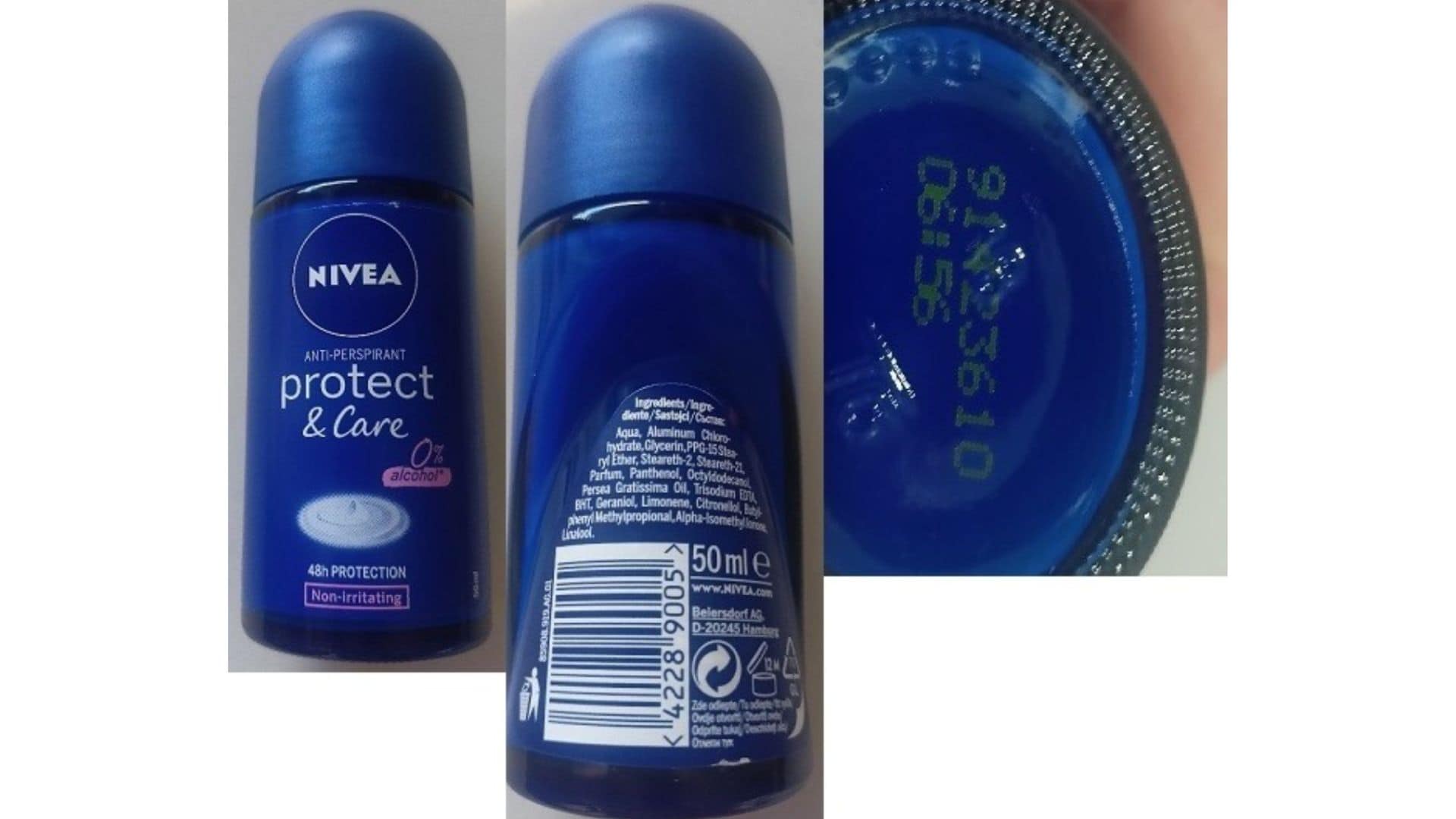 Roll-on gulička Nivea.