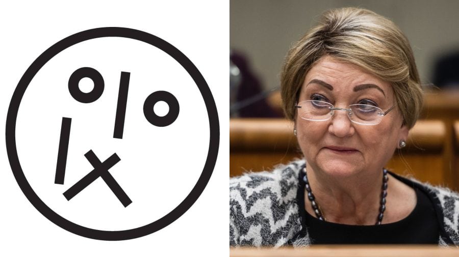 Logo anti-ceny a poslankyňa NRSR Anna Záborská