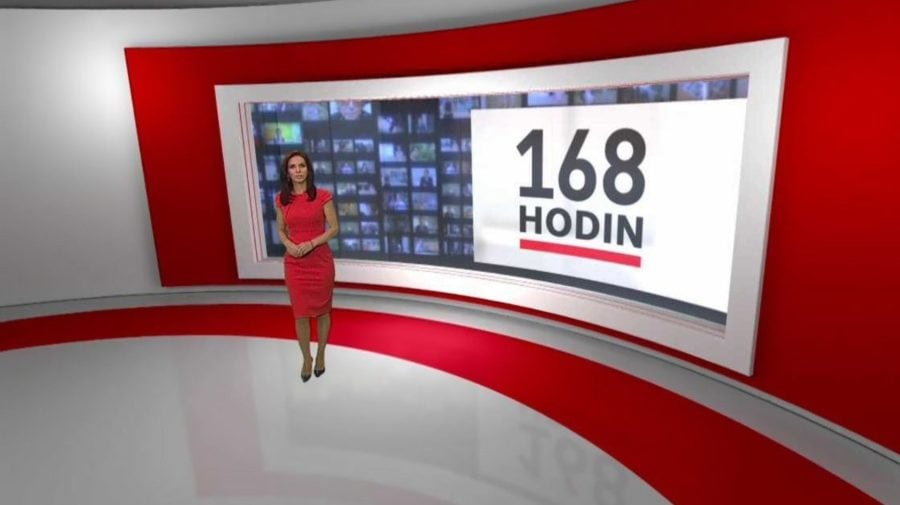 Nora Fridrichova moderuje reláciu 168 hodin.