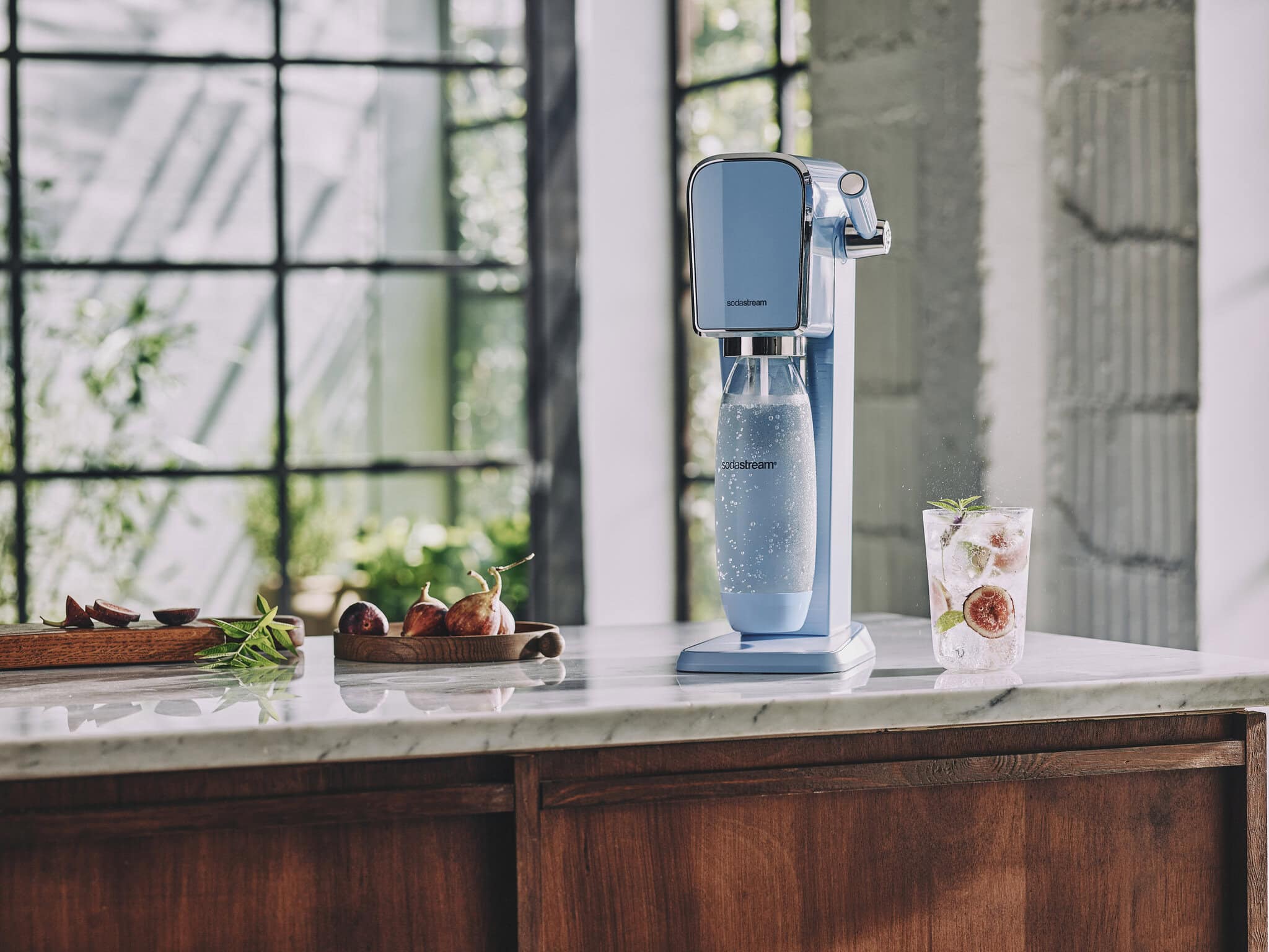 misty blue sodastream