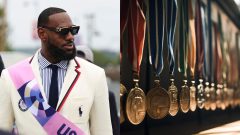 Lebron olympic medals