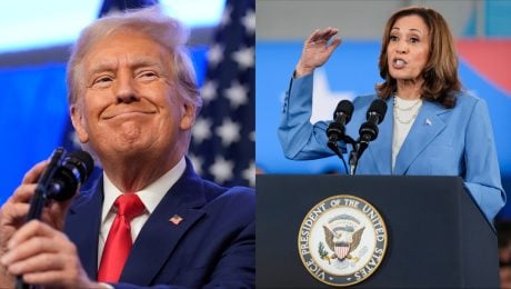 Prezidentskí kandidáti USA 2024 Kamala Harris a Donald Trump