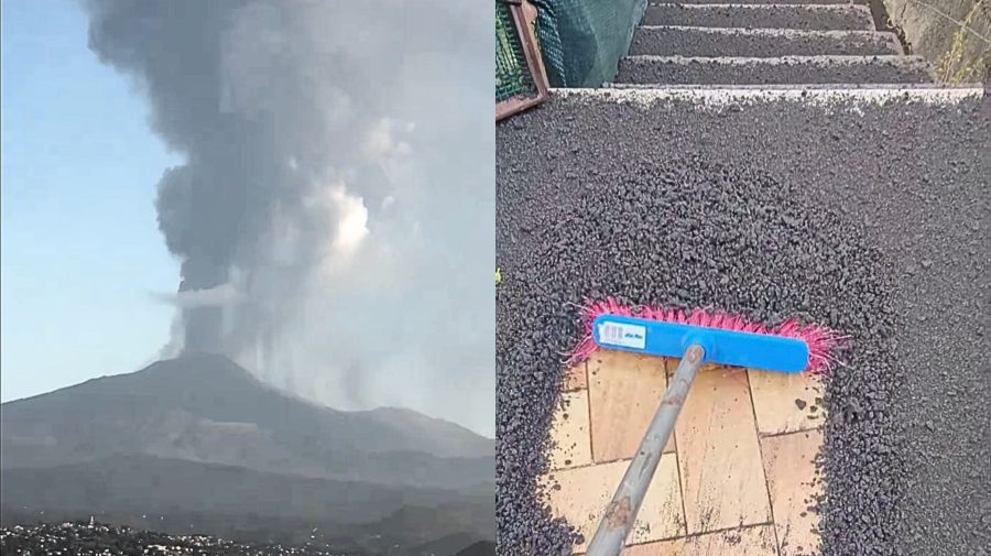 Výbuch Etna, Etna vybuchla