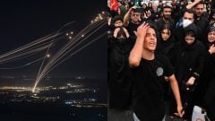 Útok na Izrael, obrana Iron Dome a ilustračná snímka Iráncov počas Arbaeenských rituálov