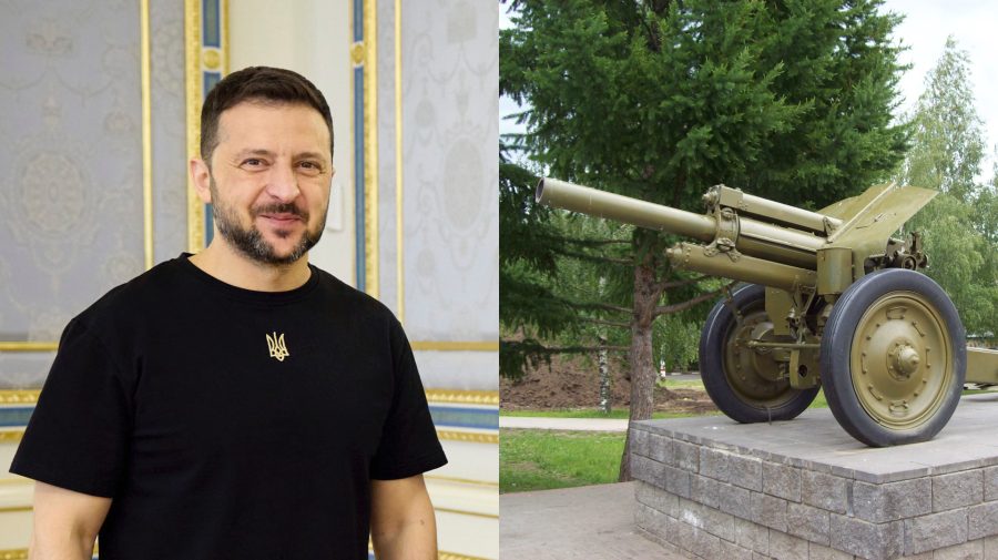 Volodymyr Zelenskyj húfnica M-30, ktorú používa Ruska na Ukrajine