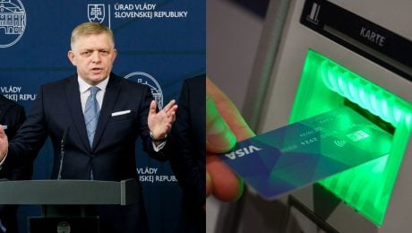 daň z finančných transakcií Robert Fico výber karty bankomat