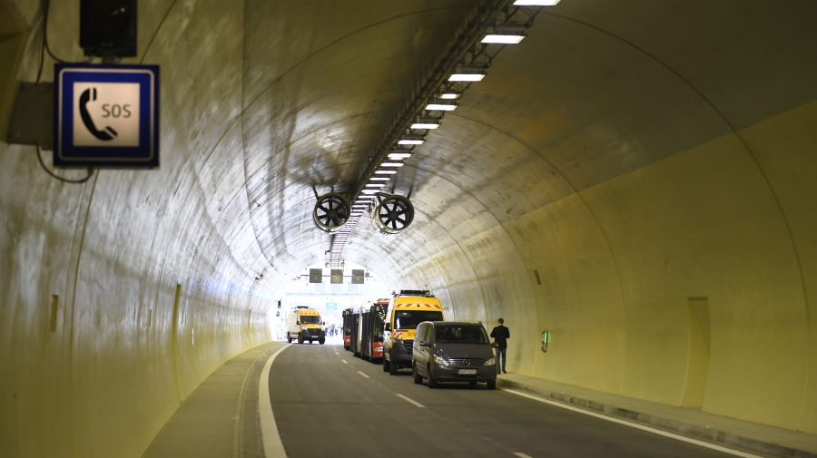 Na snímke je tunel v Prešove