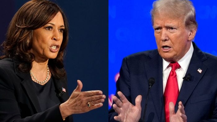 Kamala Harris, Donald Trump