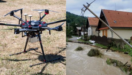 dron a povodne