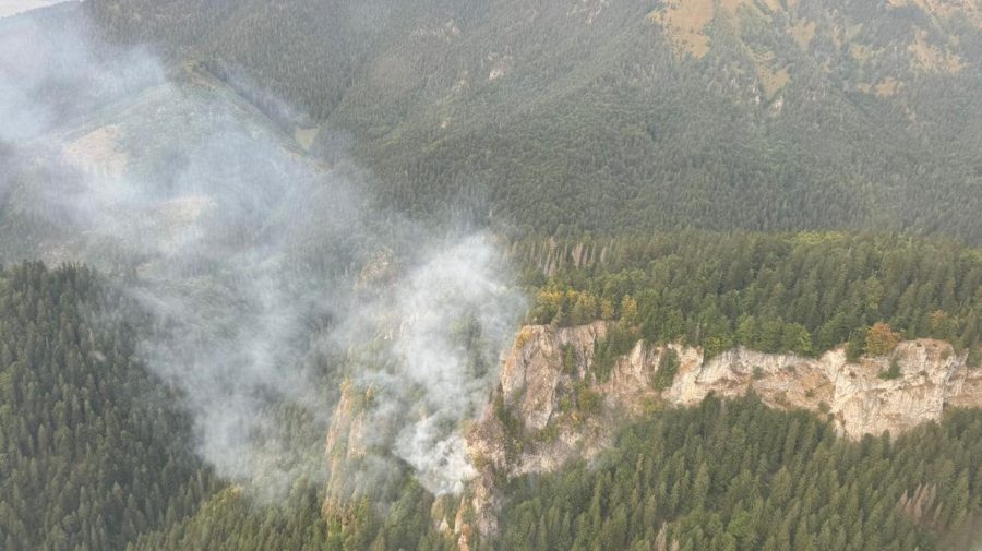 požiar Ludrovská dolina