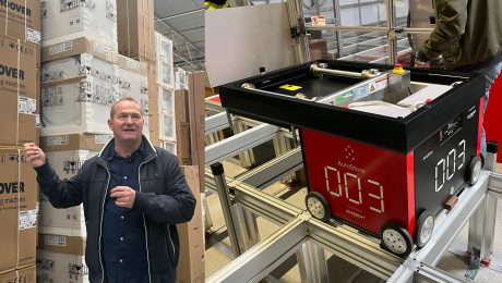 Riaditeľ logistiky Vladislav Krasický, AutoStore robot