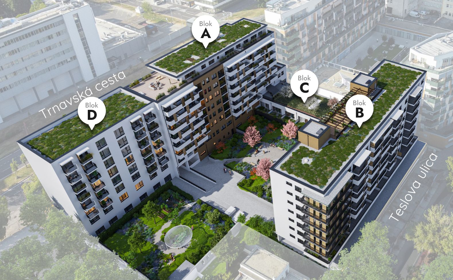 Green Atrium – blok A,B,C