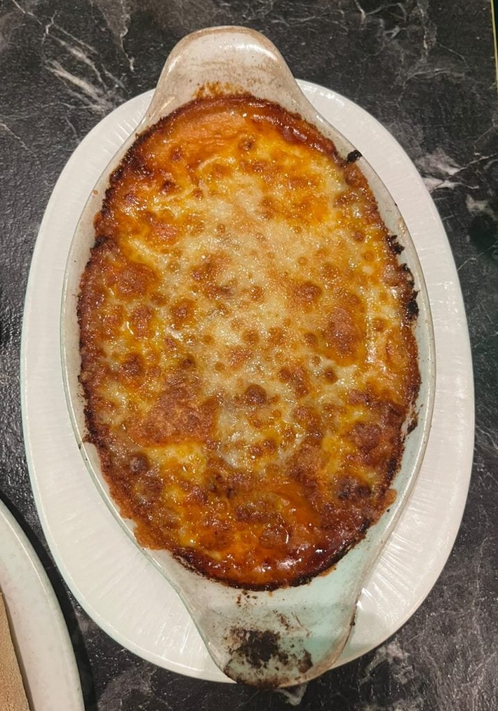 Na snímke sú lasagne z reštaurácie v Malte