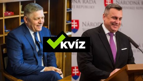 vysmiaty Andrej Danko a Robert Fico kvíz