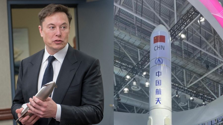 Elon Musk, čínska raketa