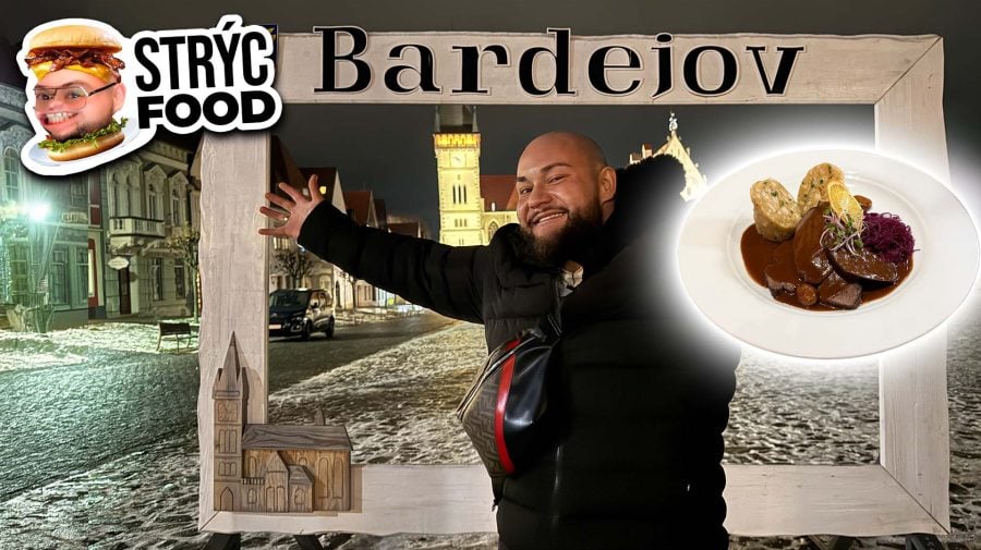 Strýco Filip testuje gastro v Bardejove.